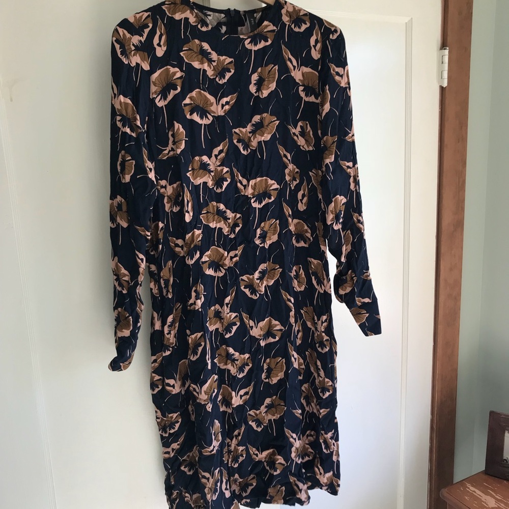 Y.A.S Yaslella Dress Tall Night Sky/Flower AOP